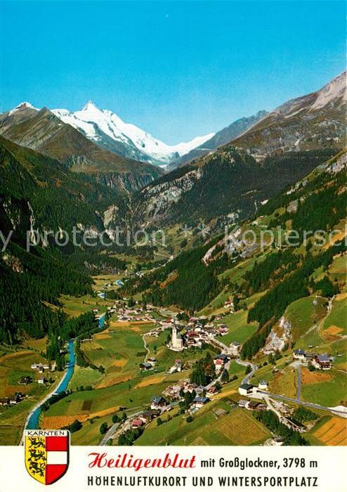 Heiligenblut Kaernten Panorama Grossglockner Hohe Tauern Flie