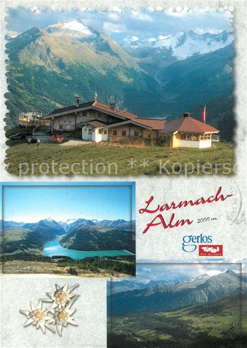 Gerlos Larmach Alm Zillertaler Alpen See Alpen