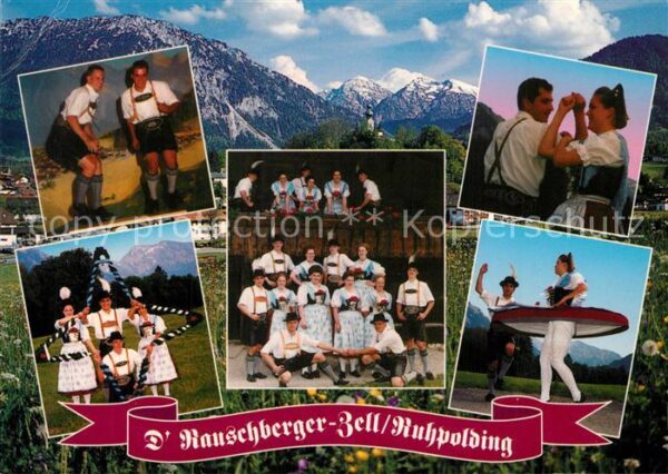 Ruhpolding Trachtengruppe d_ Rauschberger Zell Alp