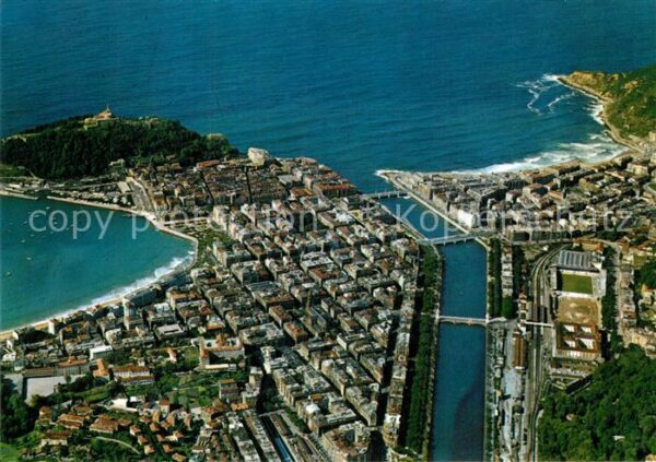 San Sebastian  Pais Vasco ES Fliegeraufnahme