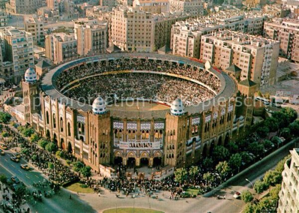 Barcelona Cataluna Plaza de Toros Monumental vista aerea