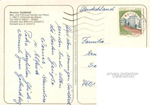 Schenna Meran Pension Taushof – Bild 2