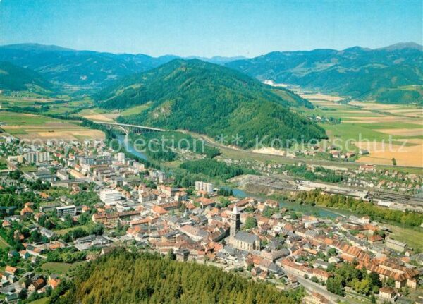 Judenburg Steiermark Bergstadt Fliegeraufnahme