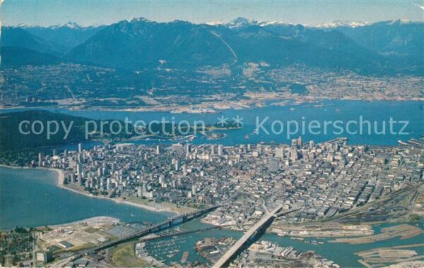 Vancouver British Columbia Fliegeraufnahme