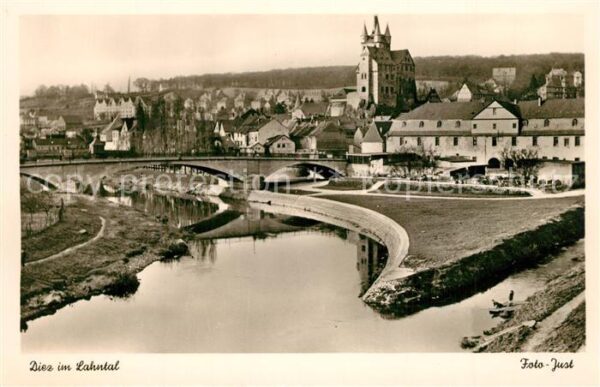 Diez Lahn Neue Lahnbrücke Aarmündung Diezer Symbo