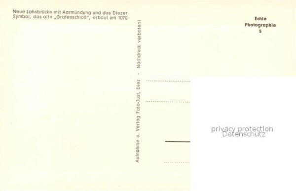 Diez Lahn Neue Lahnbrücke Aarmündung Diezer Symbo – Bild 2
