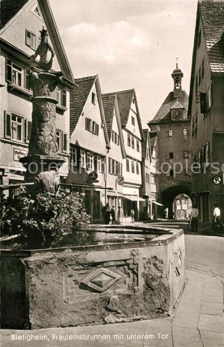 Bietigheim Baden Fräuleinsbrunnen unteres Tor