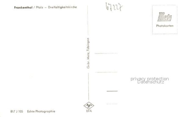 Frankenthal Pfalz Dreifaltigkeitskirche – Bild 2