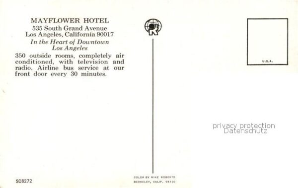 Los Angeles California Mayflower Hotel – Bild 2