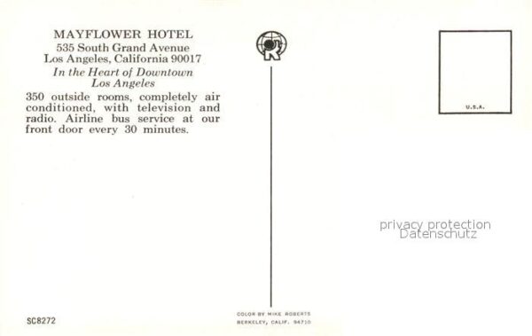 Los Angeles California Mayflower Hotel – Bild 2
