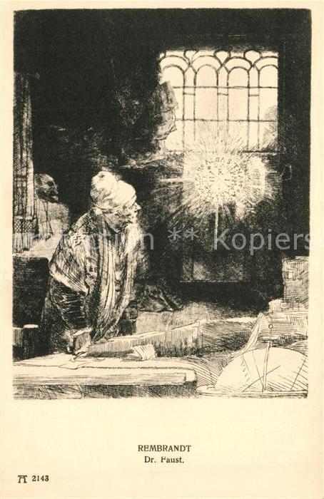 Knittlingen Doktor Faust Rembrandt Gemälde