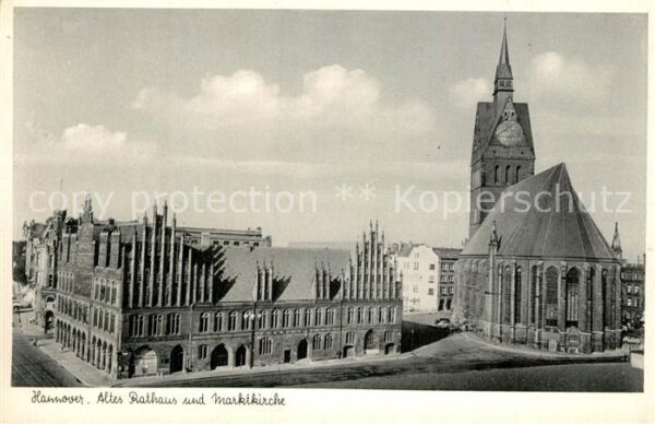 Hannover Altes RAthaus Marktkirche