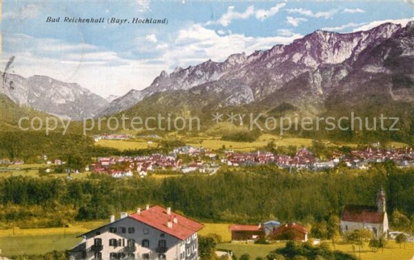 Bad Reichenhall Monopol Künstlerkarte