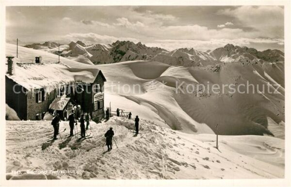 Edmund Probst Haus Mädelegabel Winterlandschaft