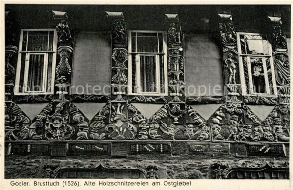 Goslar Brusttuch Alte Holzschnitzereien Ostgie