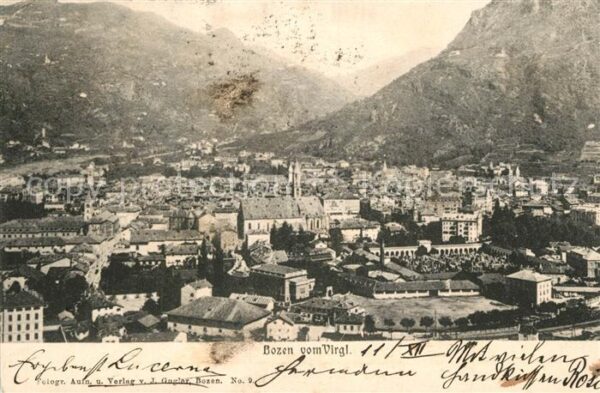 Bozen Suedtirol Panorama