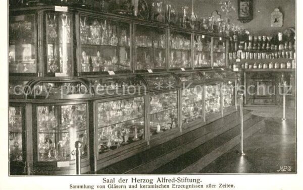 Coburg Saal Herzog Alfred Stiftung Sammlung Gl