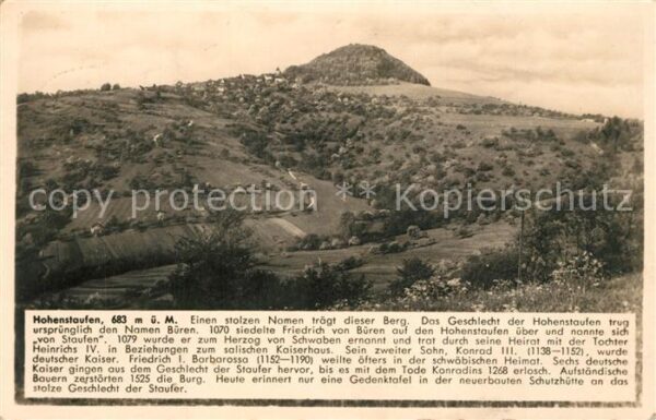 Hohenstaufen Panorama Chronik