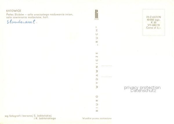 Katowice Standesamt – Bild 2