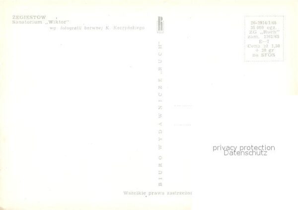 Zegiestow Sanatorium – Bild 2