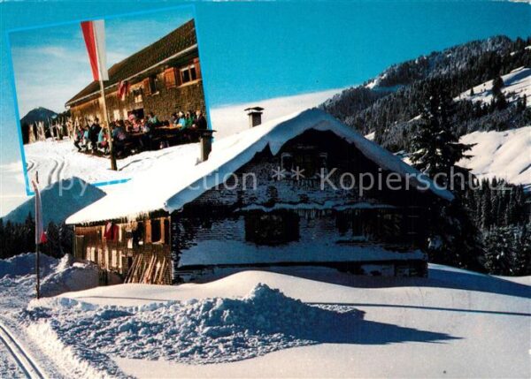Hittisau Vorarlberg Loipenstüble Winter