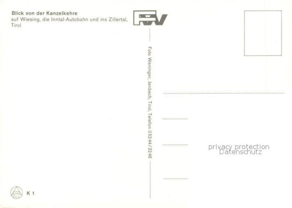 Wiesing Tirol Blick von der Kanzelkehre Inntalautobah – Bild 2