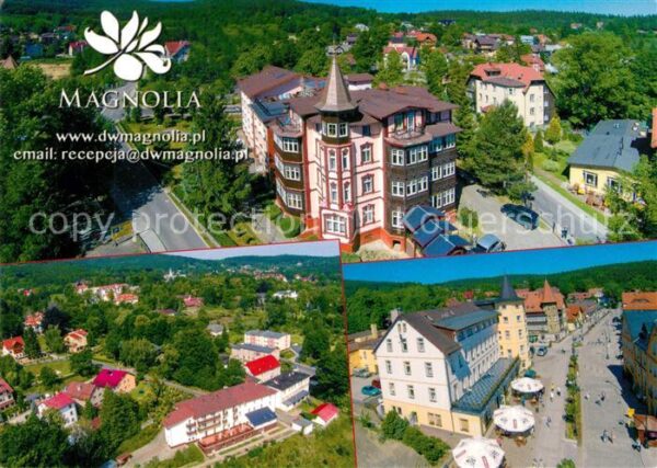 Swieradow Zdroj Bad Flinsberg Fliegeraufnahme Magnolia