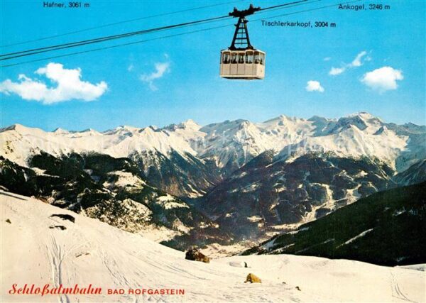 Bad Hofgastein Schlossalmbahn Winter Seilbahn Kleine S