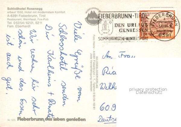 Fieberbrunn Tirol Schlosshotel Rosenegg Winter – Bild 2