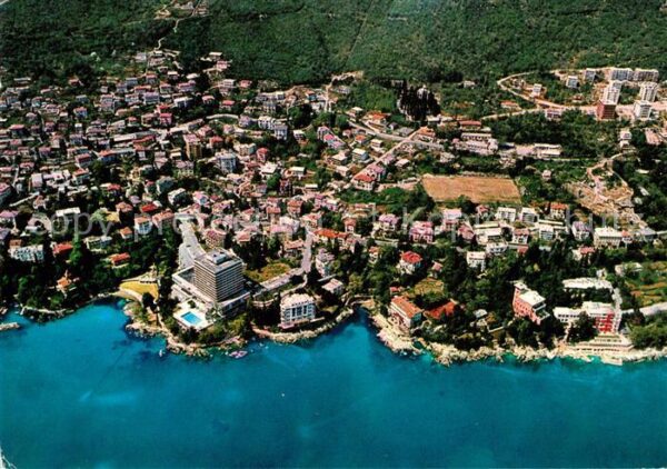 Opatija Abbazia Fliegeraufnahme