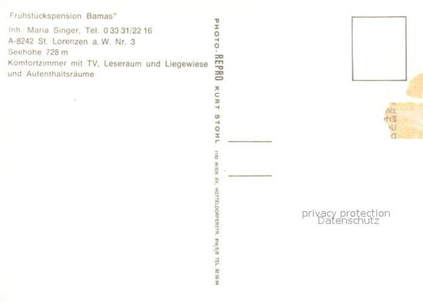 St Lorenzen Lesachtal Frühstückspension Bamas – Bild 2