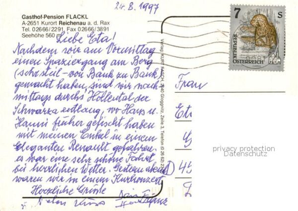 Reichenau Rax Gasthof Pension Flackl – Bild 2