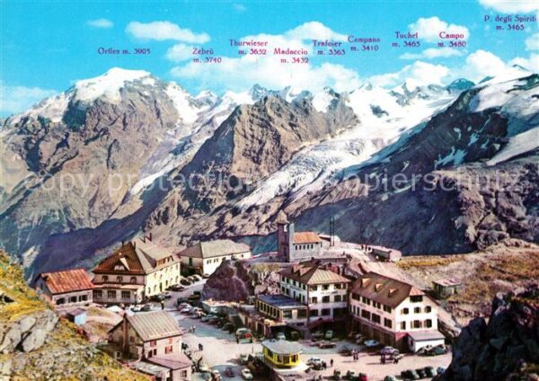 Stilfserjoch Passo dello Stelvio Panorama