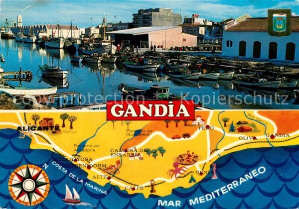 Gandia Hafen Mar Mediterraneo