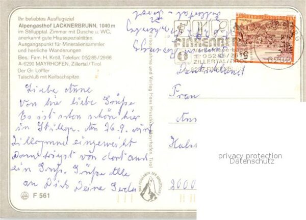 Stillupptal Alpengasthof Lacknerbrunn – Bild 2