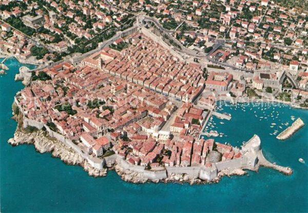 Dubrovnik Ragusa Fliegeraufnahme