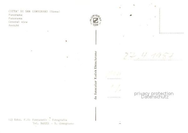 Gimignano Fliegeraufnahme – Bild 2