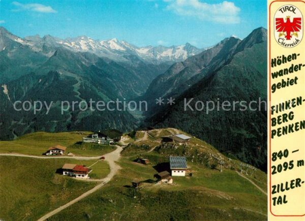 Finkenberg Tirol Fliegeraufnahme Gipfelrestaurant Penken