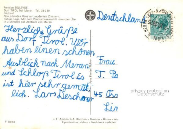 Dorf Tirol Pension Bellevue – Bild 2