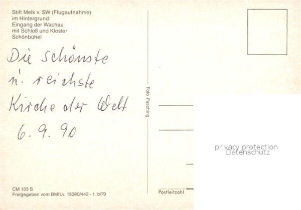 Schoenbuehel-Aggsbach Fliegeraufnahme Stift Melk Schloss Klos – Bild 2