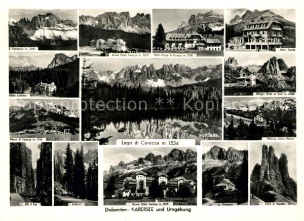 Karersee Suedtirol Lago di Carezza