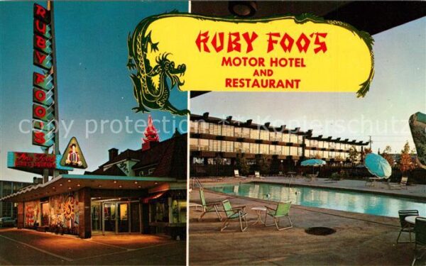 Montreal Quebec Ruby Foos Motor Hotel and Restaurant