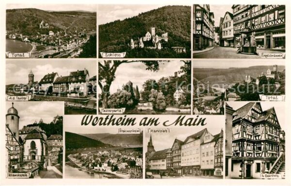 Wertheim Main Total Schloss Engelsbrunnen Kilianskape