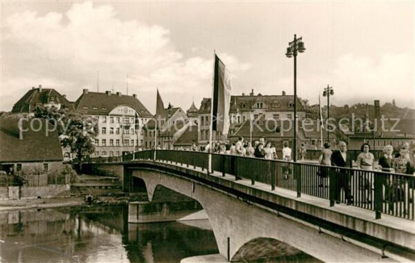 Weissenfels Saale Brücke des Friedens