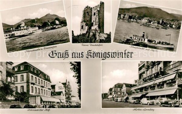 Koenigswinter Rheindampfer Drachenfels Fähre Dasseldo