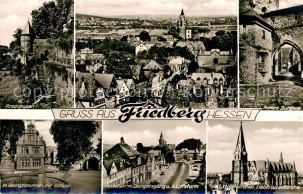 Friedberg Hessen Hirschgraben Mittlere Burgtore St Georg