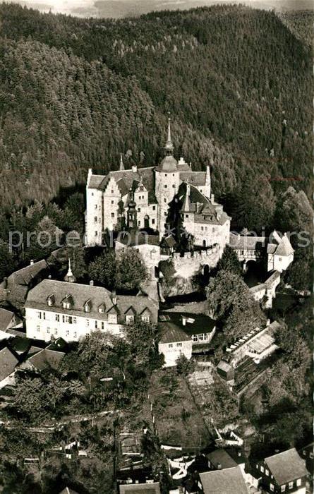 Kronach Oberfranken Burg Lauenstein im Frankenwald Fliegera