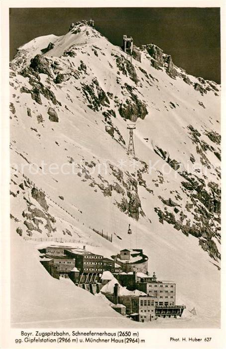 Zugspitzbahn mt Gipfelstation Schneefernerhaus und M