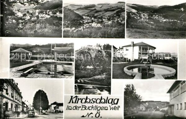 Kirchschlag Buckligen Welt Panorama Teilansichten Schwimmbad Brunn