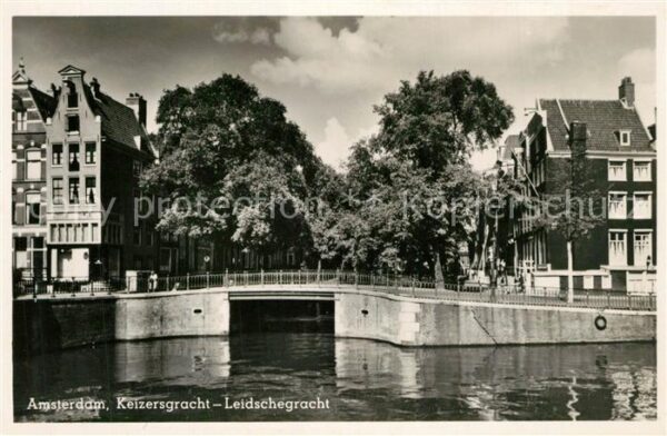 Amsterdam Niederlande Keizersgracht Leidschegracht